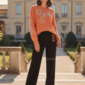 ZHURI ORANGE SWEATER
