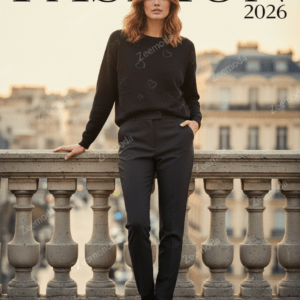 AARYA BLACK HEART SWEATER