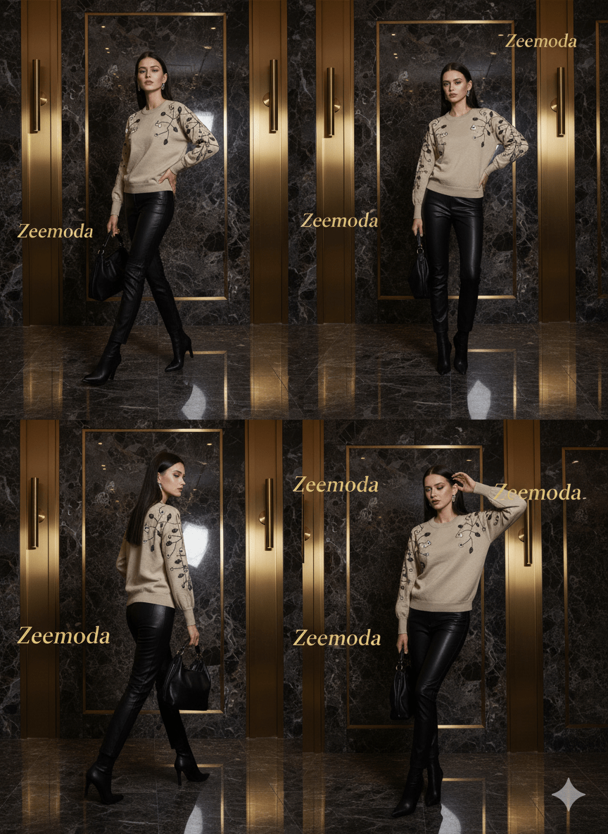 EMMA BEIGE SWEATER - Image 2