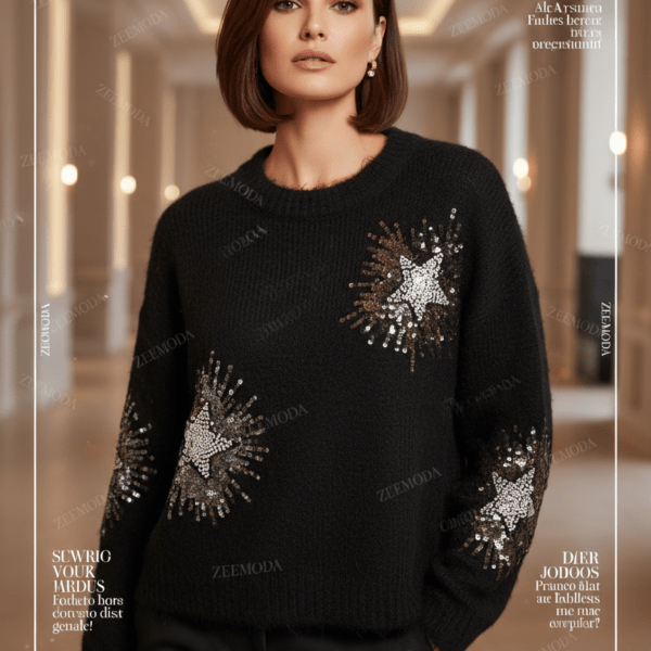 HADLEIGH BLACK SWEATER