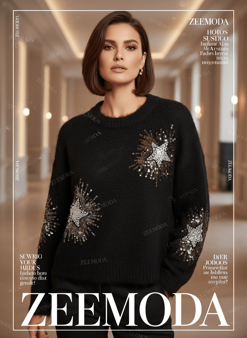 HADLEIGH BLACK SWEATER